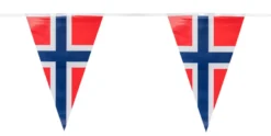 17. mai girlander med vimpler 5 meter