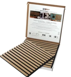 Akustikkpanel Square Light Oak 22 x 520 x 520 mm 2-pk.