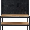 Arbeidsbord m/vegg og hyller 180x120x60 cm