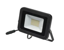 Arbeidslampe inkl. 50 W LED-pære svart