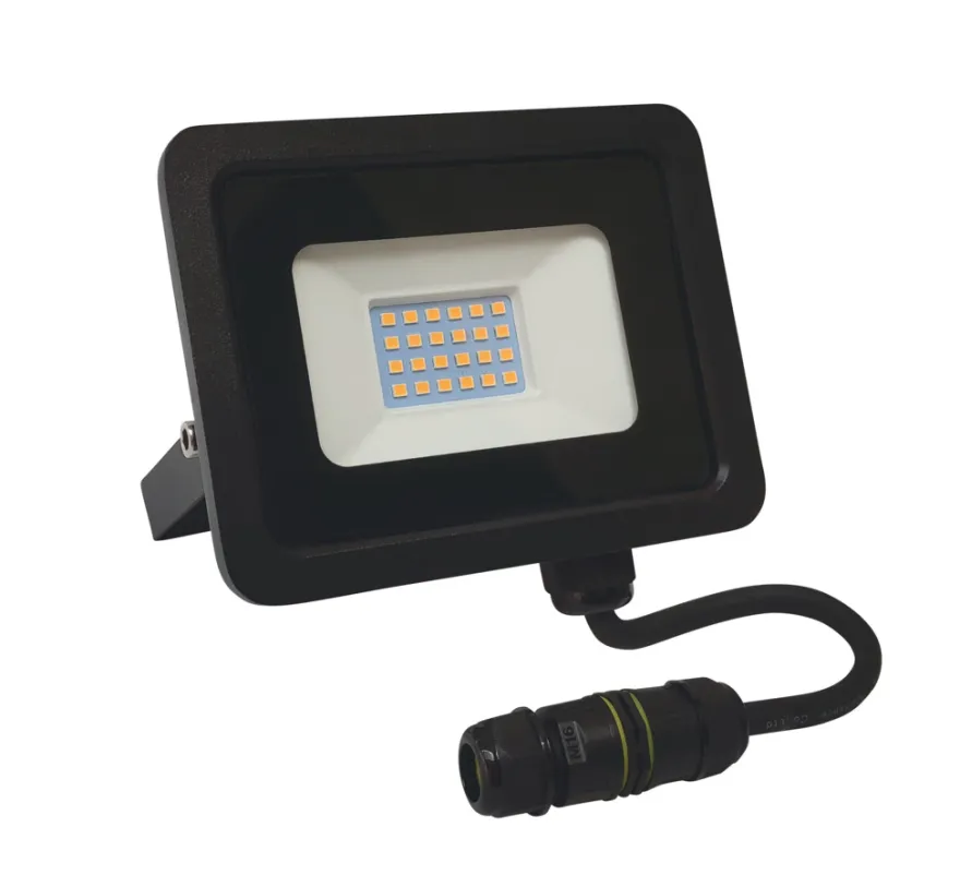 Arbeidslampe inkl. 20 W LED-pære svart