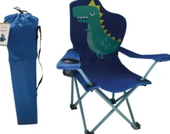Barnecampingstol dinosaur 35 x 35 x 62 cm - Sunlife®