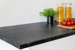 Benkeplate svart betong 28 mm x 61 x 300 cm