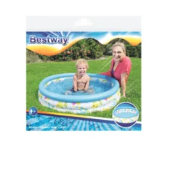 Bestway basseng med 3 ringer Ø102 cm 110 liter