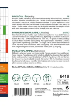 Brekkbønne, lav 'Provider', stor pakke