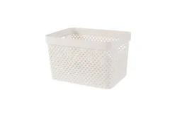 Curver Pure oppbevaringskurv hvit 17 liter