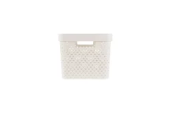 Curver Pure oppbevaringskurv hvit 17 liter
