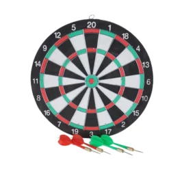 Dartspill med skive og piler