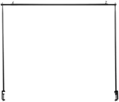 Dekorasjonsstativ Utah 130–250 x 110 cm svart – Sunlife®