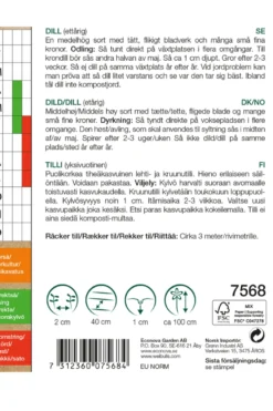 Dill økologisk - Sari
