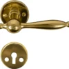 Dørhåndtak 110 mm innvendig messing