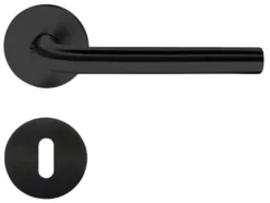 Dørhåndtak L-grep Ø16 mm matt svart