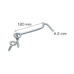 Dørkrok 120 mm elforsinket 2 stk.