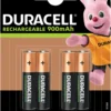 Duracell oppladbare batterier AAA 4-pk.