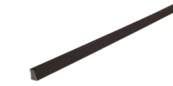 Feielist plast svart – 10 x 16 x 3000 mm
