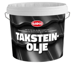 Gjøco Taksteinolje svart 10 liter