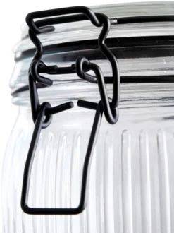Glasskrukke riflet 0,5 liter - DAY