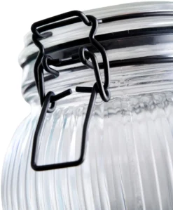 Glasskrukke riflet 1,4 liter - DAY