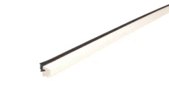 Glasslist plast hvit – 16 x 15 x 3000 mm