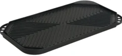 Grillplate helstøpt 49,5 x 27,3 cm - Grillekspert Premium