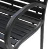 Hagebenk Amsterdam svart 125 x 60 cm - Sunlife®