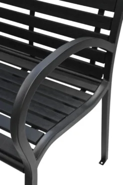 Hagebenk Amsterdam svart 125 x 60 cm - Sunlife®