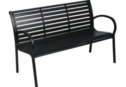 Hagebenk Amsterdam svart 125 x 60 cm - Sunlife®