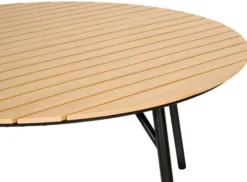 Hagebord Nebraska stål/nonwood Ø150 cm - Sunlife®