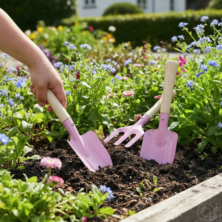 Hageredskaper til barn 3-pk. rosa – Garden®