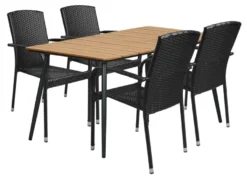 Hagestol Lissabon rotting/metall svart - Sunlife®