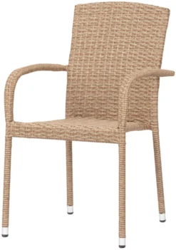 Hagestol Lissabon rotting/metall natur - Sunlife®