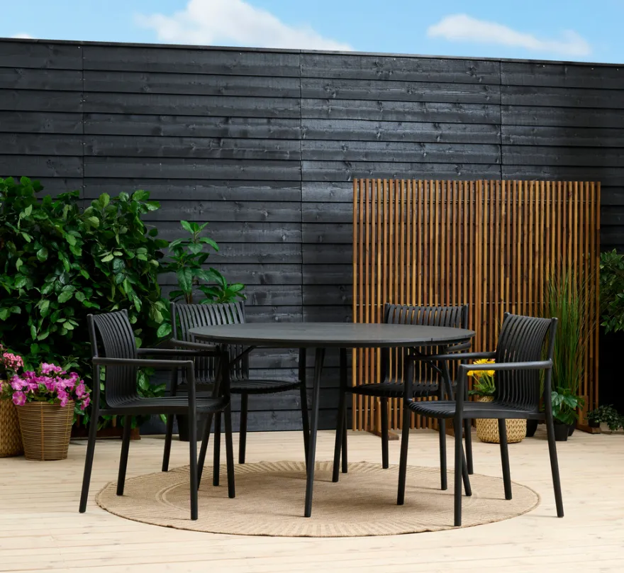 Hagestol Wien svart - Sunlife®