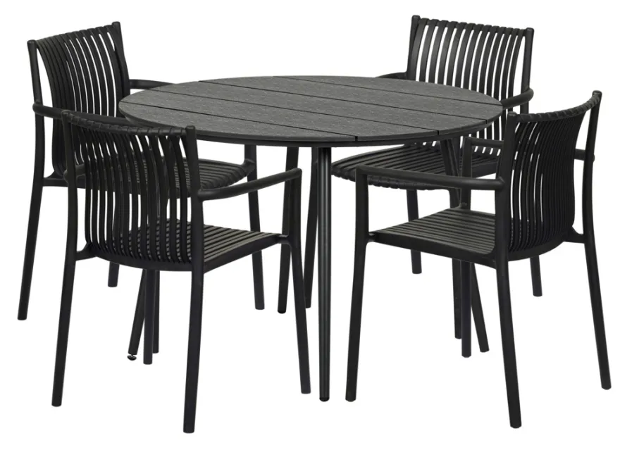 Hagestol Wien svart - Sunlife®