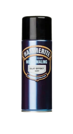 Hammerite metallmaling glatt svart 400 ml
