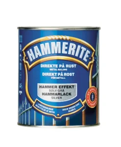 Hammerite metallmaling hammereffekt sølv 750 ml