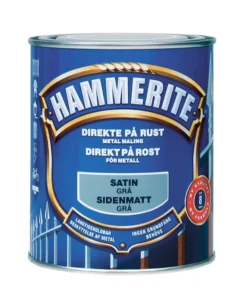 Hammerite metallmaling sateng grå 750 ml