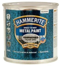 Hammerite metallmaling sølv hammereffekt 250 ml