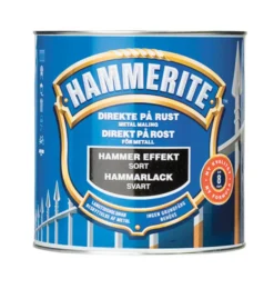 Hammerite metallmaling svart hammereffekt 750 ml