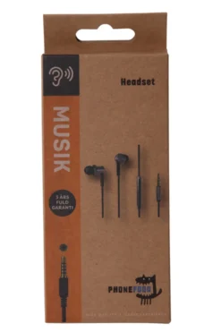 Headset In Ear med mikrofon