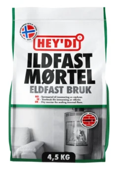 Hey'di Ildfast mørtel 4,5 kg