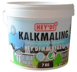 Hey'di kalkmaling grå 7 kg