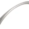 Håndtak flat bue stål 128 mm - 2 stk.