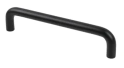Håndtak U-form 96 mm svart 2 stk.