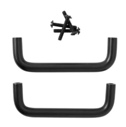 Håndtak U-formet 128 mm svart 2 stk.