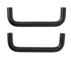 Håndtak U-formet 128 mm svart 2 stk.
