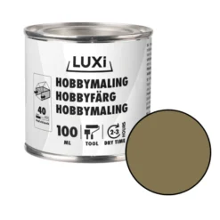 Hobbymaling gull 100 ml - Luxi