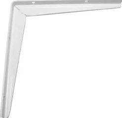 Hyllebrakett T-profil 300 x 300 mm hvit