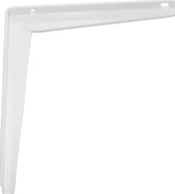 Hyllebrakett T-profil 200 x 250 mm hvit