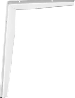 Hyllebrakett T-profil 300 x 400 mm hvit