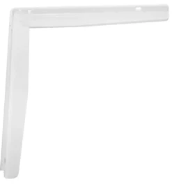 Hyllebrakett T-profil 250 x 300 mm hvit